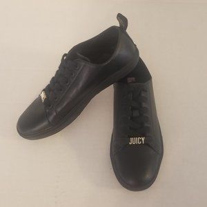 Juicy Couture Black Lace Up Sneakers